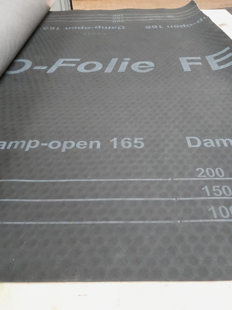 Dampopen folie, spinvliesfolie, Doe-het-zelf en Verbouw, Isolatie en Afdichting, Overige materialen, Dakisolatie, Nieuw, 15 m² of meer