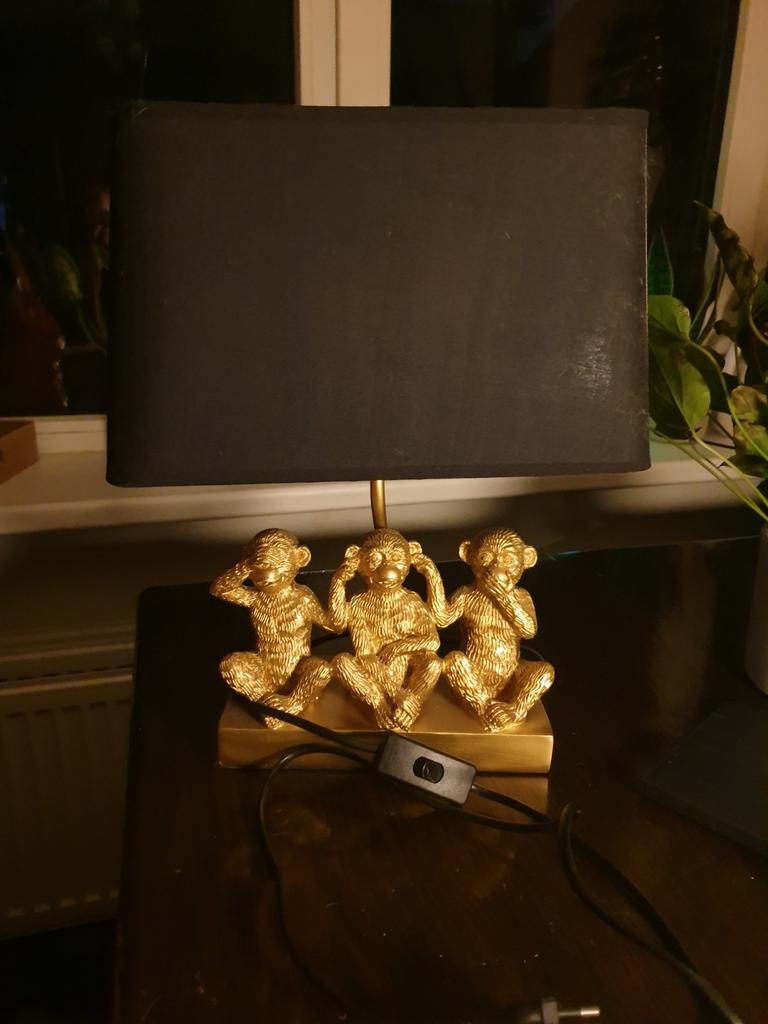 Lamp horen zien en zwijgen, Ophalen, Minder dan 50 cm