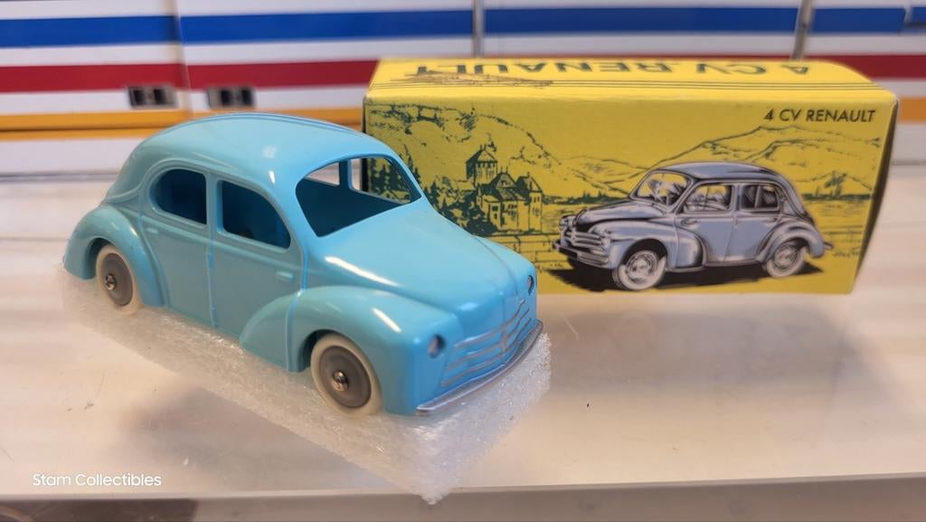 CIJ Renault 4 CV Blue, Hobby en Vrije tijd, Modelauto's | 1:43, Overige merken, Auto, Ophalen of Verzenden, Zo goed als nieuw