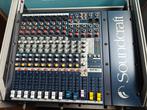 Soundcraft EFX8 Analoog Mengpaneel met Digitale Effecten, Ophalen of Verzenden, Zo goed als nieuw, 10 tot 20 kanalen, Microfooningang