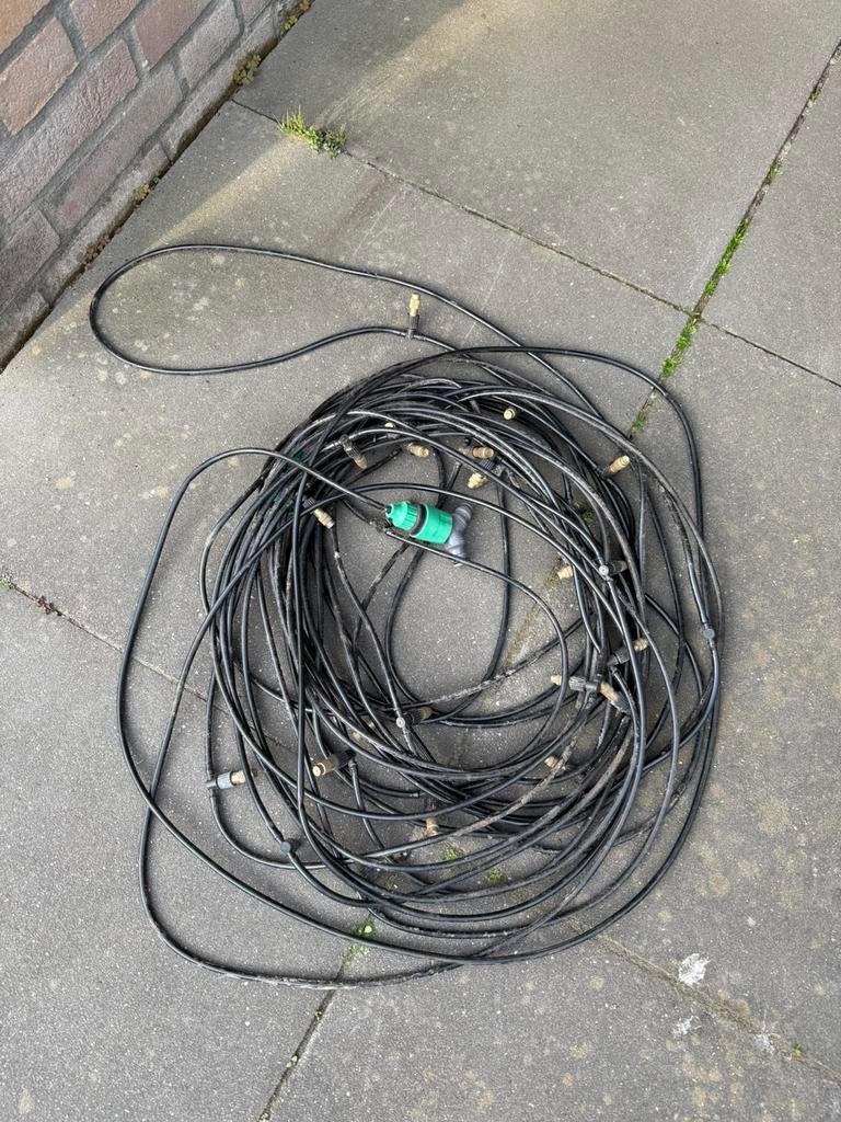 Sproeislang 24 meter eventueel makkelijk voor moestuin, Ophalen of Verzenden, Gebruikt