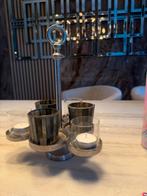 Rivièra Maison Windlicht Lisbon - Sfeervol, Gebruikt, Ophalen of Verzenden, Metaal, Grijs