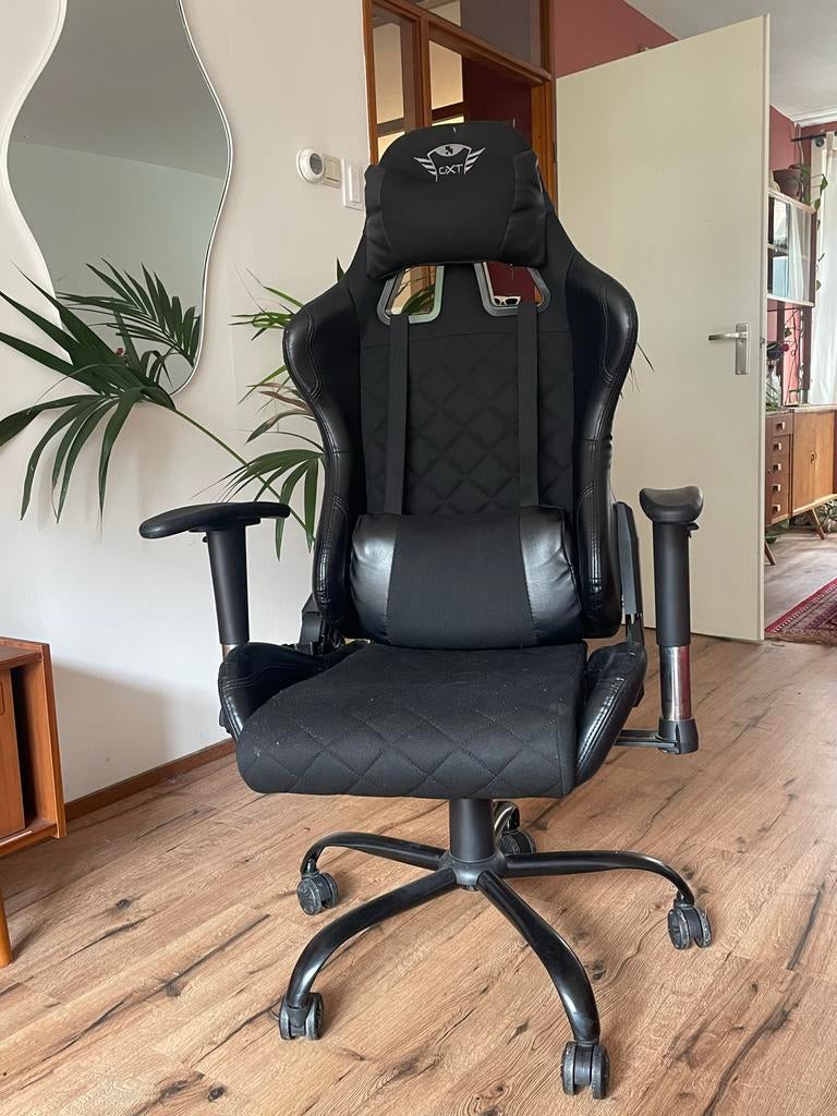 Trust GXT 707 RESTO Gaming stoel zwart, Ophalen, Gebruikt, Zwart, Gaming bureaustoel