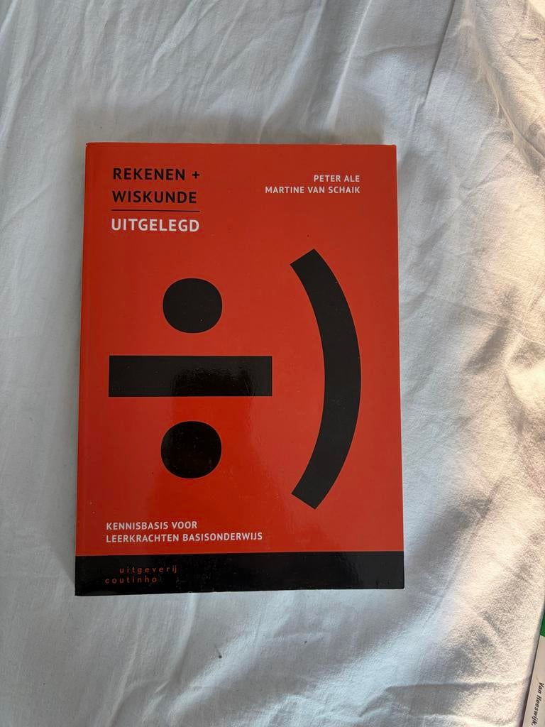 Rekenen + Wiskunde Uitgelegd, Boeken, Studieboeken en Cursussen, Ophalen of Verzenden, Beta, Zo goed als nieuw, Overige niveaus