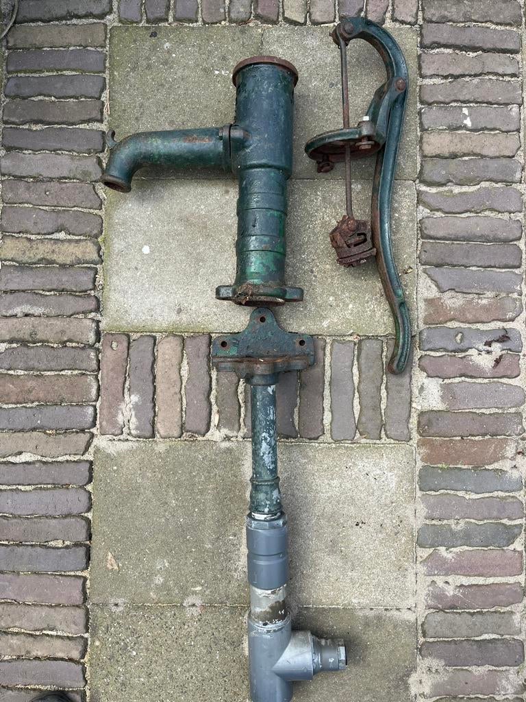 Gietijzeren zwengel waterpomp, handpomp, Tuin en Terras, Waterpompen, Ophalen, Gebruikt, Handmatig, Overige typen