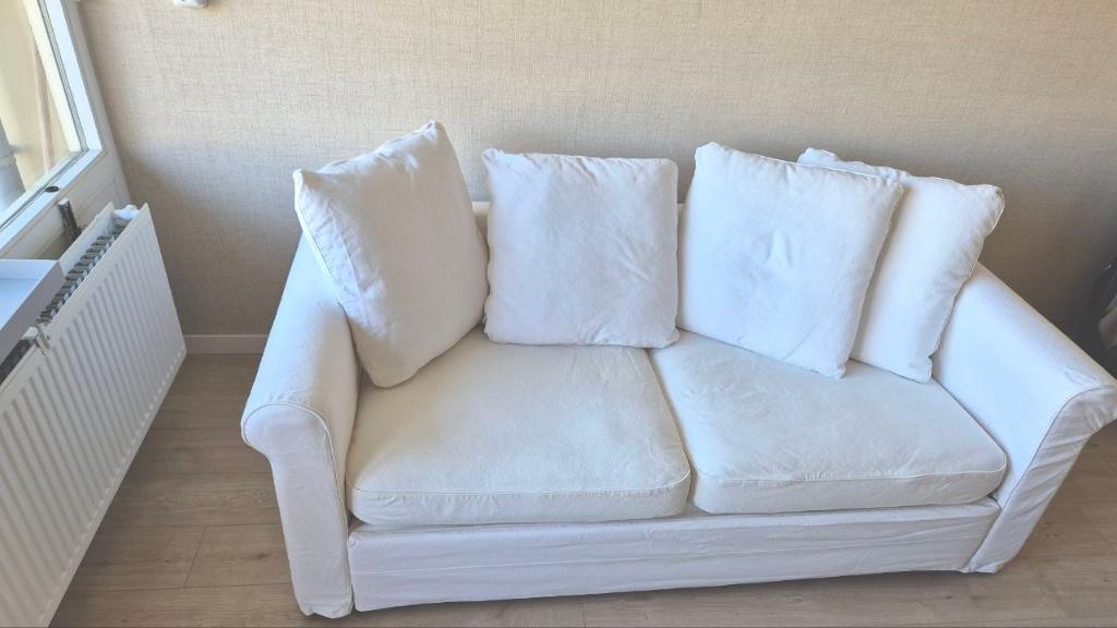 IKEA GRÖNLID sofa bed (slaapbank), Ophalen, Gebruikt, Wit, Tweepersoons