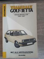 VW Golf/jetta Dieselmodellen 1983-1987 Vraagbaak, Auto diversen, Handleidingen en Instructieboekjes, Verzenden