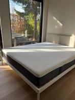 Ikea Kleppstad met Emma Matras | 160x200 | Beige, Ophalen, Gebruikt, Beige, Tweepersoons