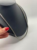 C961 Prachtige zilveren koningsketting 63 cm | 60 gram, Sieraden, Tassen en Uiterlijk, Ophalen of Verzenden, X, Zilver, Zilver