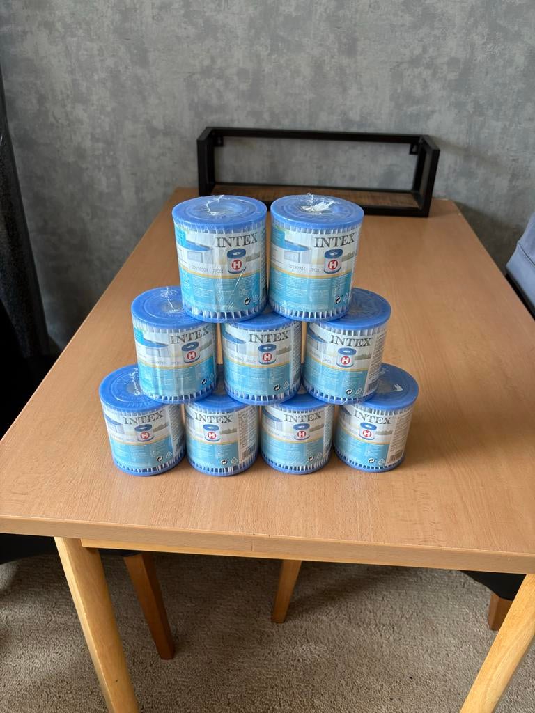 Intex Jacuzzi Filters - Type H (9 stuks), Ophalen of Verzenden, Nieuw, Filter