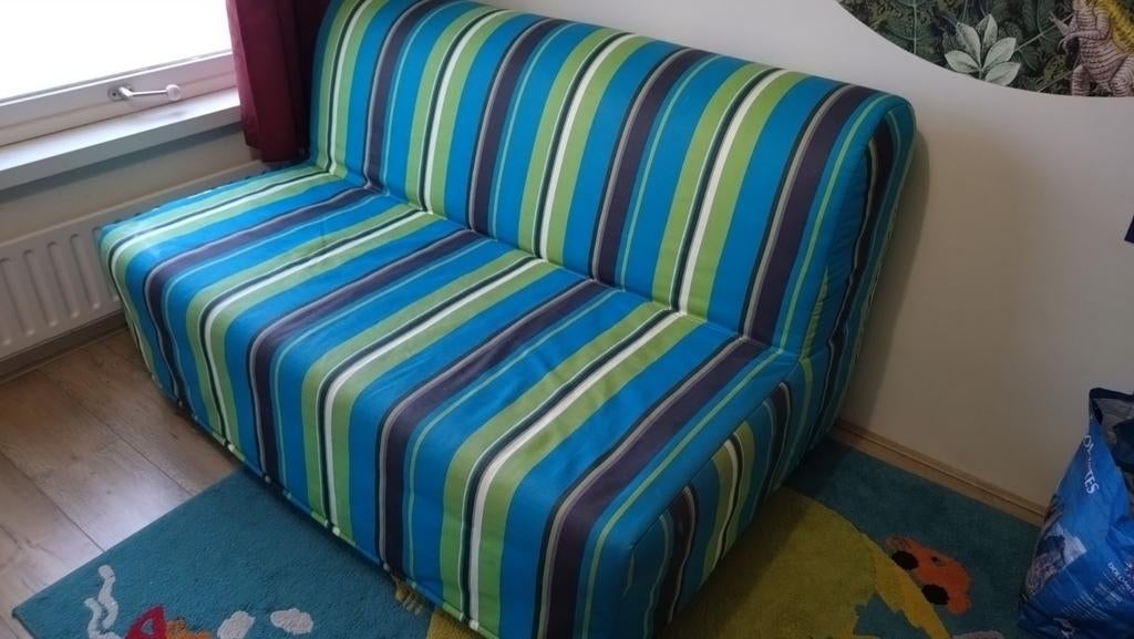 Ikea slaapbank, Huis en Inrichting, Slaapkamer | Slaapbanken, Ophalen, Tweepersoons, 140 cm