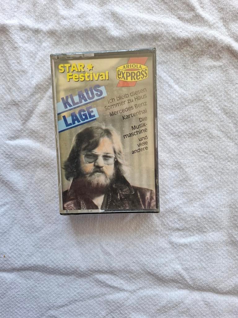 Klaus  lage, Cd's en Dvd's, Cassettebandjes, Overige genres, 1 bandje, Ophalen of Verzenden, Nieuw in verpakking