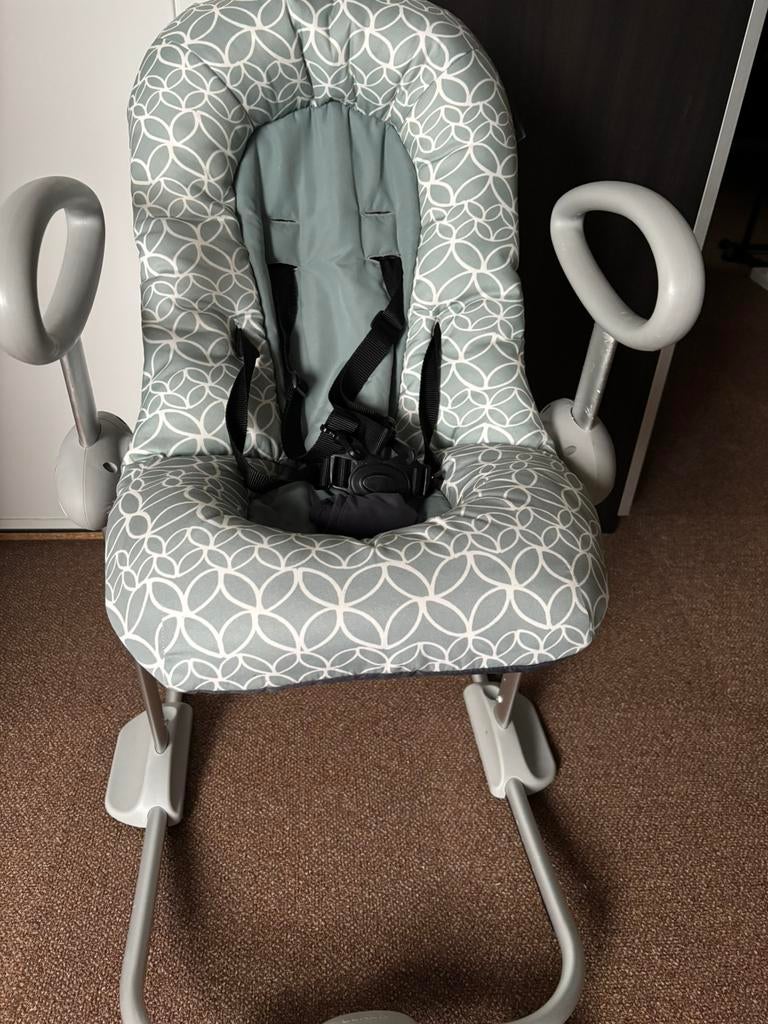Beaba Up & Down IV Wipstoel Leaves, Kinderen en Baby's, Wipstoeltjes, Ophalen, Zo goed als nieuw