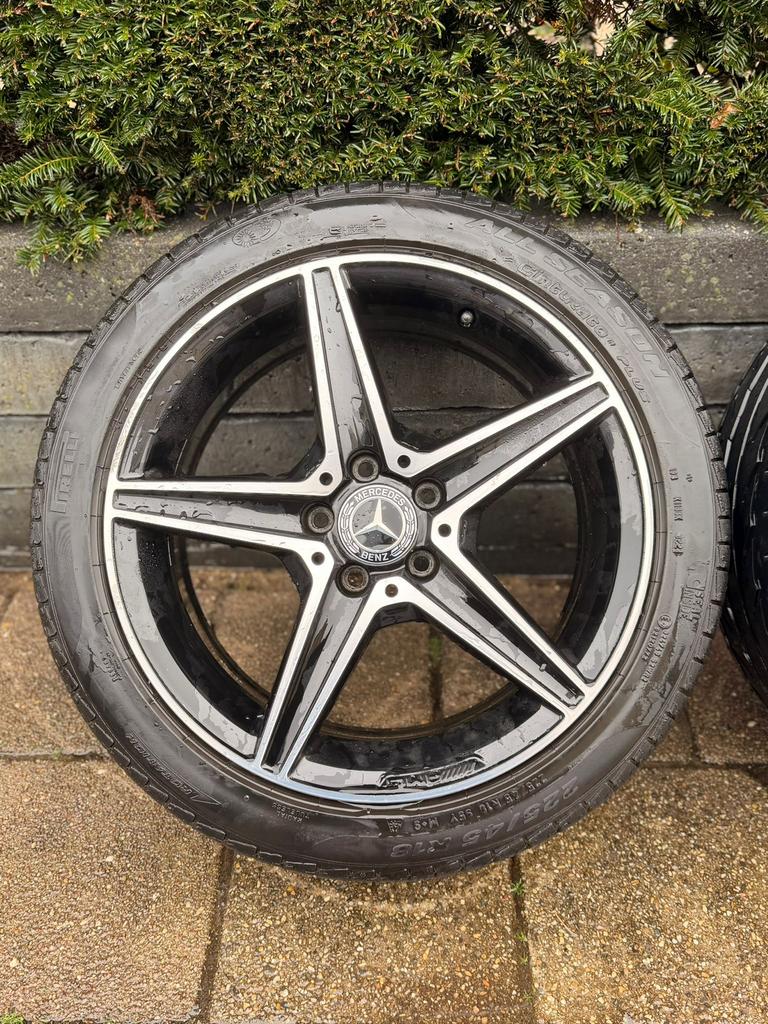 18 inch orginele mercedes AMG velgen 5x112, Auto-onderdelen, Banden en Velgen, Ophalen, 18 inch, Velg(en), Zomerbanden