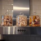 Set van 3 Riviera Maison voorraadpotten, Ophalen of Verzenden, Zo goed als nieuw