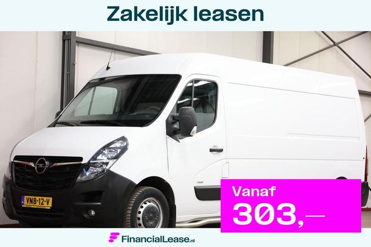 Opel Movano 2.3 Turbo L3H2, Auto's, Bestelauto's, Bedrijf, Lease, Financial lease, ABS, Achteruitrijcamera, Airconditioning, Alarm