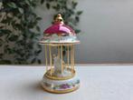 Limoges Porselein vogelkooitje met vogeltje, Diversen, Kerst, Ophalen of Verzenden