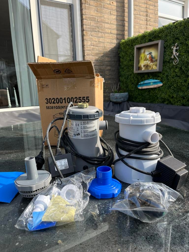 Zwembadpomp, Tuin en Terras, Zwembaden, Minder dan 80 cm, Overige typen, Rond, Nieuw