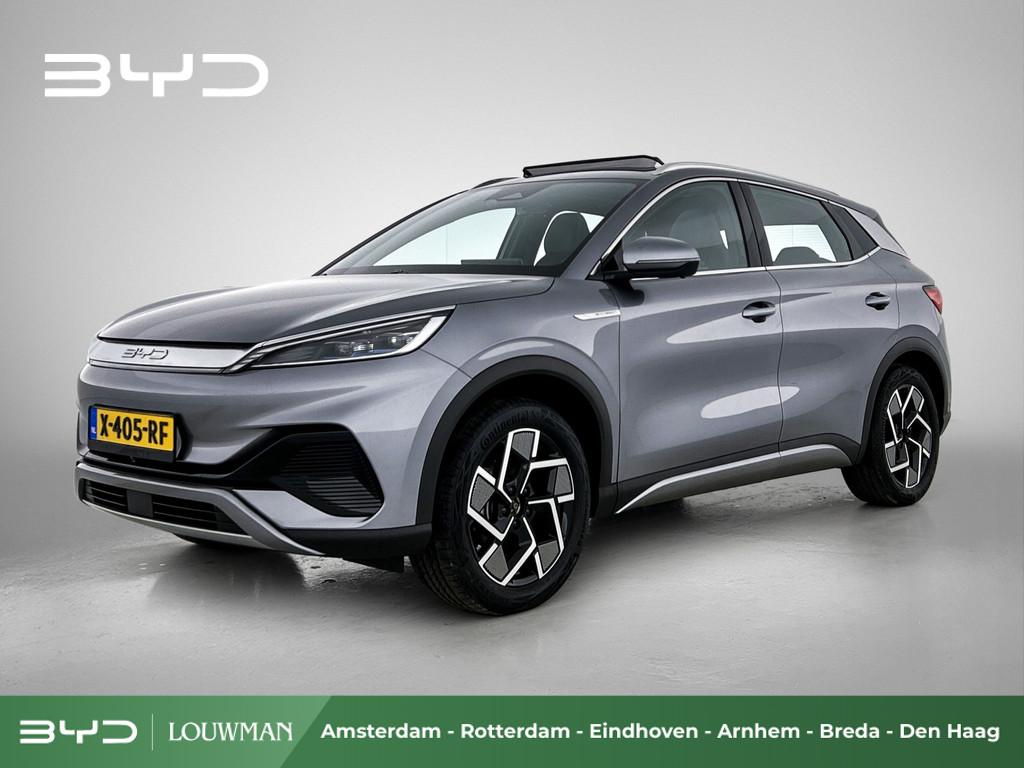 BYD ATTO 3 Design 60 kWh | Elektrische Achterklep | Eerste e, Auto's, BYD, Gebruikt, Blauw, Adaptive Cruise Control, SUV of Terreinwagen