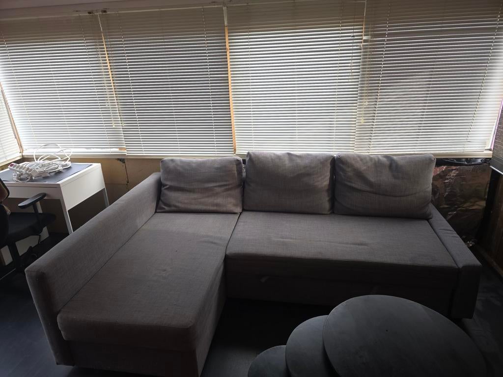 Ikea Friheten slaapbank, Huis en Inrichting, Ophalen, Gebruikt, Tweepersoons, 140 cm