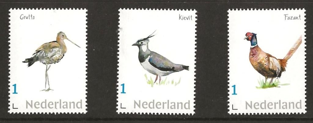 3 persoonlijke zegels uit velletje Weidevogels, postfris, Postzegels en Munten, Postzegels | Nederland, Ophalen of Verzenden, Postfris