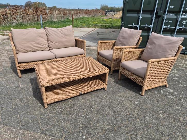 4 seasons outdoor loungeset Bogor, Tuin en Terras, Tuinsets en Loungesets, Gebruikt, Loungeset, Aluminium, 7 zitplaatsen, Bank
