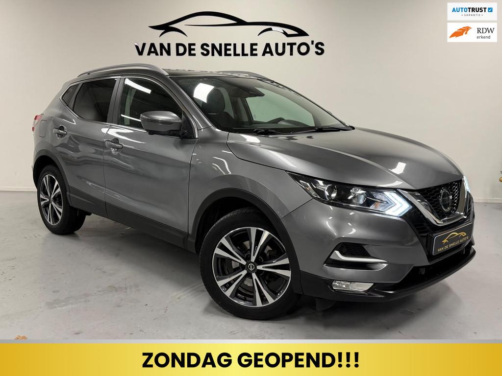 Nissan Qashqai 1.3 DIG-T N-Connecta PANO/360CAMERA/ONDERHOUD, Auto's, Nissan, Voorwielaandrijving, 687 kg, Euro 6, 4 cilinders