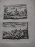 219/220 Utrecht St.Agnite en het Dolhuis Kopergravure dl 3, Antiek en Kunst, Kunst | Etsen en Gravures, Ophalen of Verzenden