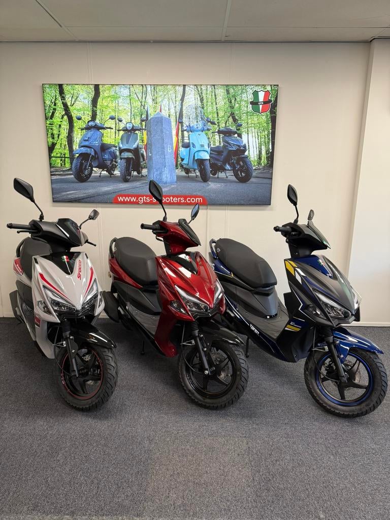 GTS Sirocco 45kmh Scooter Euro5–ACTIE!! €1749,- Rijklaar, Fietsen en Brommers, Ophalen, Overige modellen, Maximaal 45 km/u, Nieuw