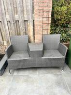 Tuinbankje, Ophalen, Gebruikt, Bank, 2 zitplaatsen