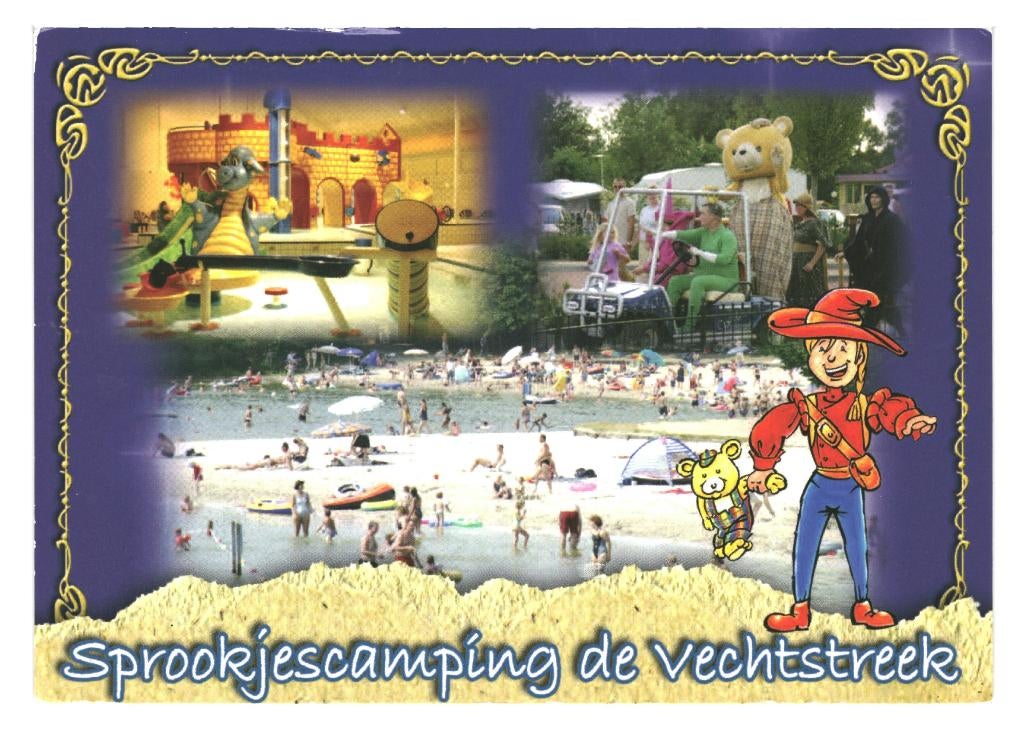 802225 Rheeze 80+ O Hardenberg Sprookjes camping Vechtstreek, Ophalen of Verzenden, 1980 tot heden, Gelopen, Overijssel