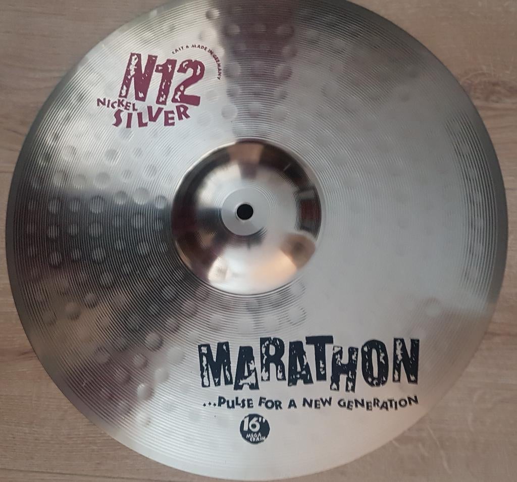 BEKKEN SET MEINL MARATHON NICKEL SILVER N12, Ophalen of Verzenden, Nieuw, Drums of Percussie