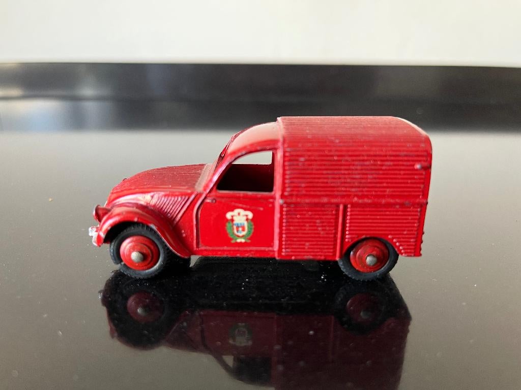 Dinky Toys #25D Citroën 2CV Incendie Pompiers, Ophalen of Verzenden, Zo goed als nieuw, Auto, Dinky Toys