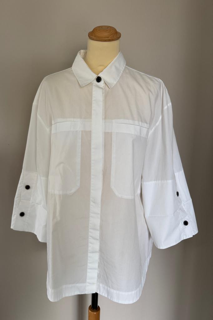 Mooie blouse van Marccain, Kleding | Dames, Blouses en Tunieken, Zo goed als nieuw, Maat 42/44 (L), Wit, Ophalen of Verzenden