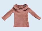 MINI bruin rib shirtje met kraagje maat 50 ~ RD2000, Kinderen en Baby's, Babykleding | Maat 50, Ophalen of Verzenden, Zo goed als nieuw