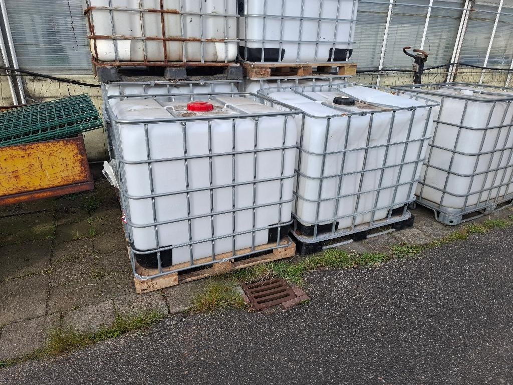 IBC vat, Tuin en Terras, Regentonnen, 150 liter of meer, Ophalen, Gebruikt, Kunststof