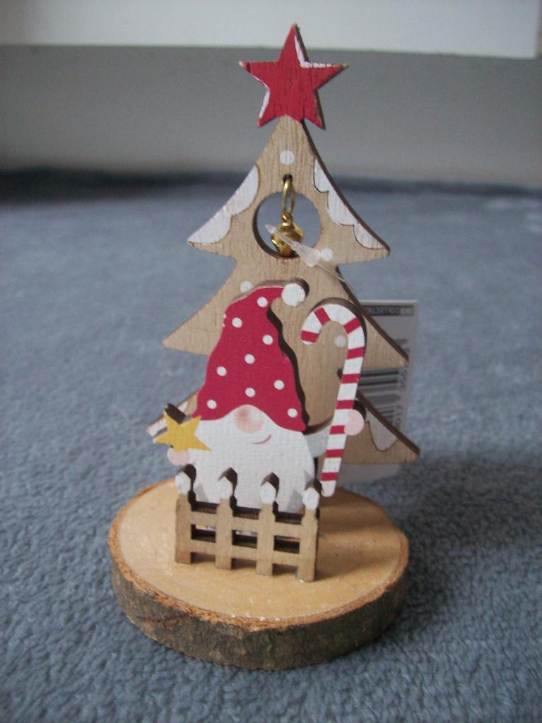Kerst decoratie met kabouter kerstboom klok ster - NIEUW, Diversen, Kerst, Nieuw, Ophalen of Verzenden