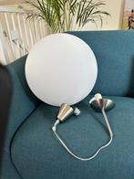 Lindby hanglamp Marike, Ø 40 cm, wit, glas, globe, E27, Ophalen, Nieuw, Glas, Minder dan 50 cm
