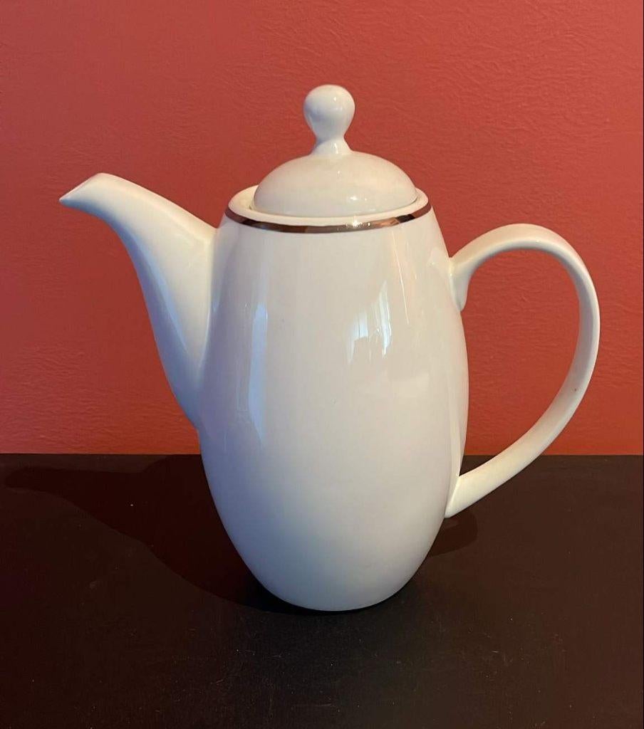 Koffiekan met kopjes, Huis en Inrichting, Keuken | Servies, Gebruikt, Ophalen of Verzenden, Overige stijlen, Kop(pen) en/of Schotel(s)