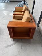 set van 2 Ceccotti Collezioni fauteuils design Italiaans, Ophalen, Gebruikt, Leer, 50 tot 75 cm