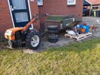 Complete set tuintraktor Goldani met frees etc., Ophalen, Gebruikt, Cultivator, Goldani