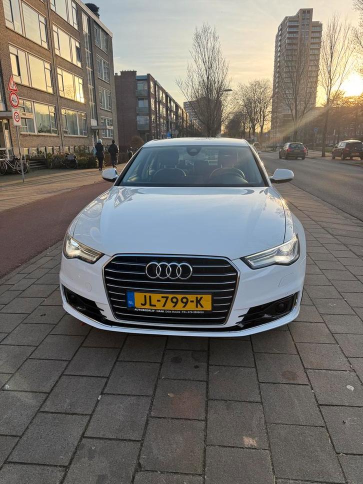 Audi A6 2.0 Tfsi S-tron 185KW 2016 Wit, Auto's, Audi, Particulier, A6, Benzine, C, Sedan, Automaat, Origineel Nederlands, Wit