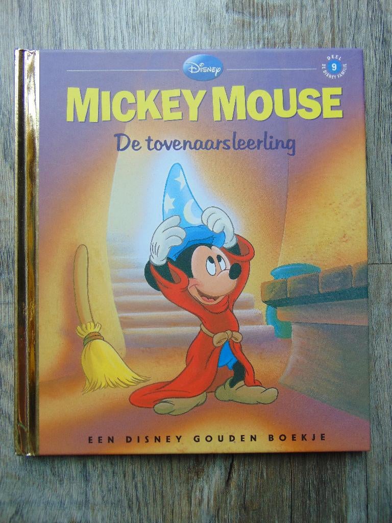 Een Gouden Disney boekje 9 Mickey Mouse De tovenaarsleerling, Ophalen of Verzenden, Zo goed als nieuw, Rubinstein, Fictie algemeen