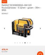 Dewalt Lijnlaser met 5 punten - DCE089D1G - Groene Laser, Ophalen of Verzenden, Nieuw, Overige meters