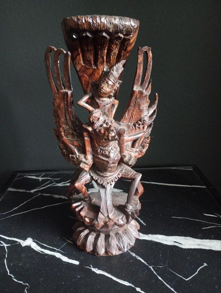Houten Garuda Beeld, Antiek en Kunst, Kunst | Niet-Westerse kunst, Ophalen of Verzenden