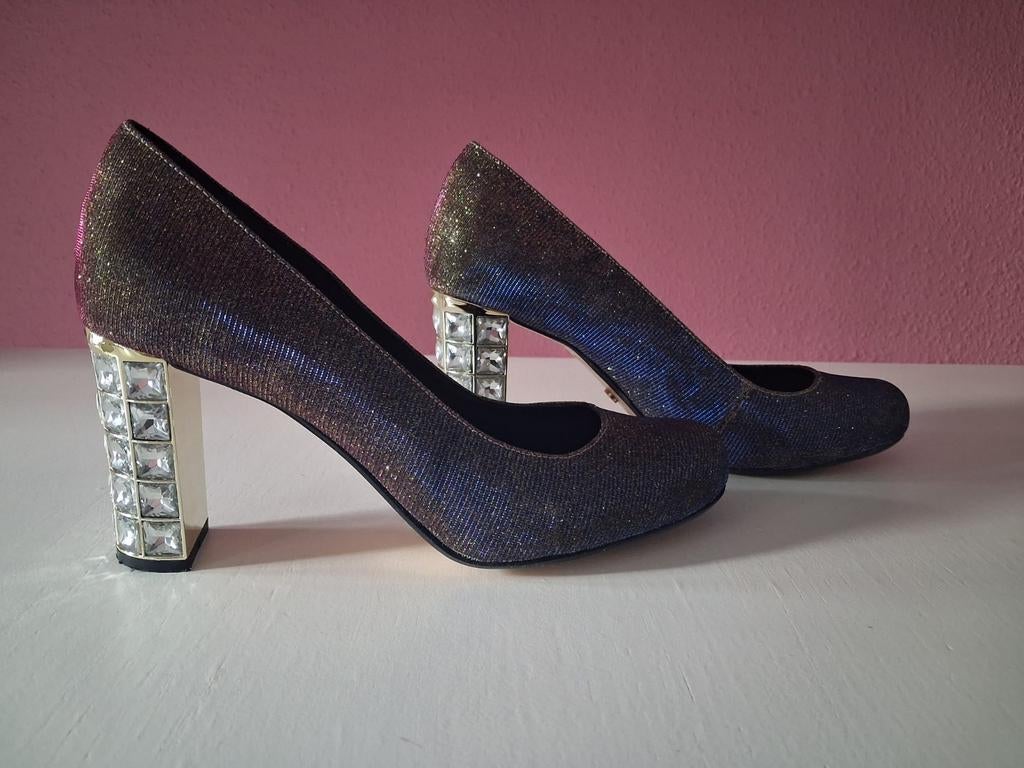 Pumps Dune London maat 38 nieuwstaat, glitter en diamanten, Pumps, Ophalen of Verzenden, Zo goed als nieuw, Dune London