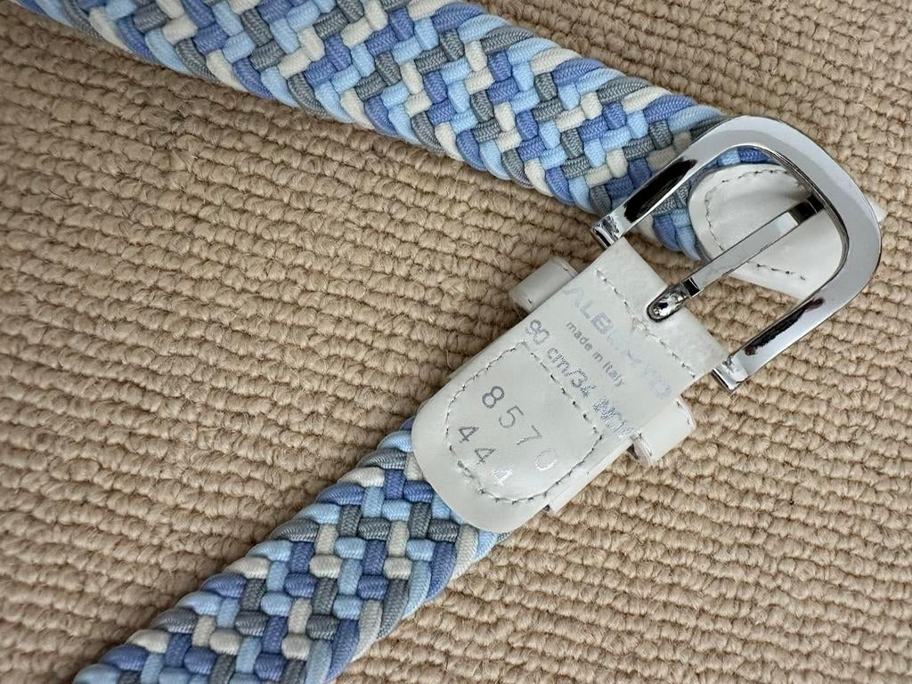 Alberto gevlochten riem 90 cm, Ophalen of Verzenden, Zo goed als nieuw, Overige kleuren, 80 tot 90 cm