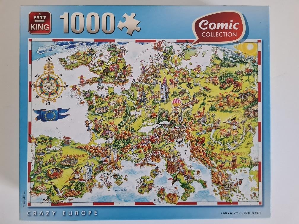 legpuzzels, Hobby en Vrije tijd, Denksport en Puzzels, Ophalen of Verzenden, 500 t/m 1500 stukjes, Zo goed als nieuw