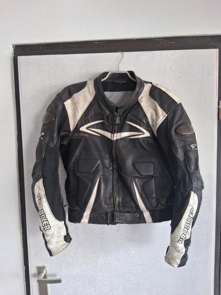 Probiker combipak maat 54 met rugbescherming, Motoren, Kleding | Motorkleding, Ophalen of Verzenden