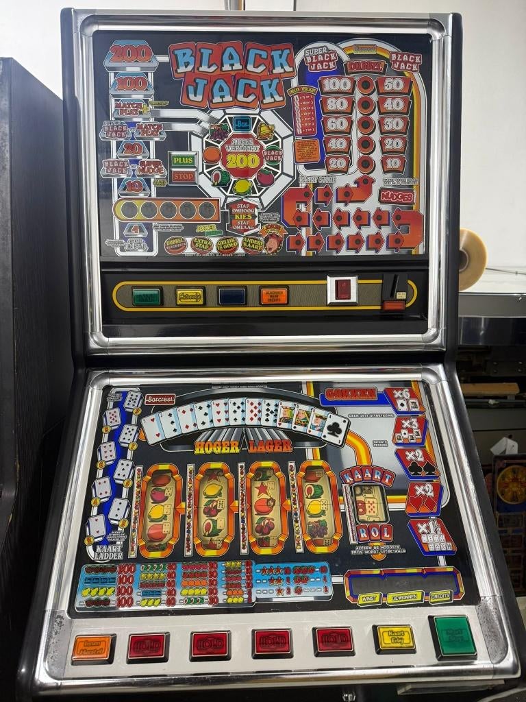 Barcrest Black Jack Gokautomaat, Euro, Ophalen, Gebruikt, Met sleutels